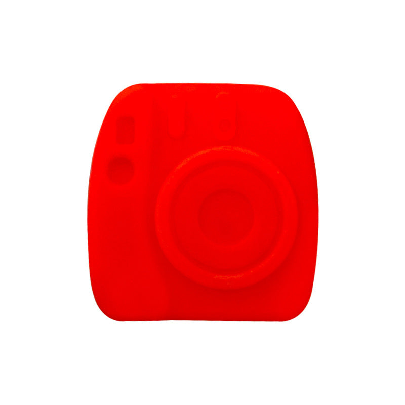 20Pcs Silicone Focal Beads Camera Solid Color Creative Design 14