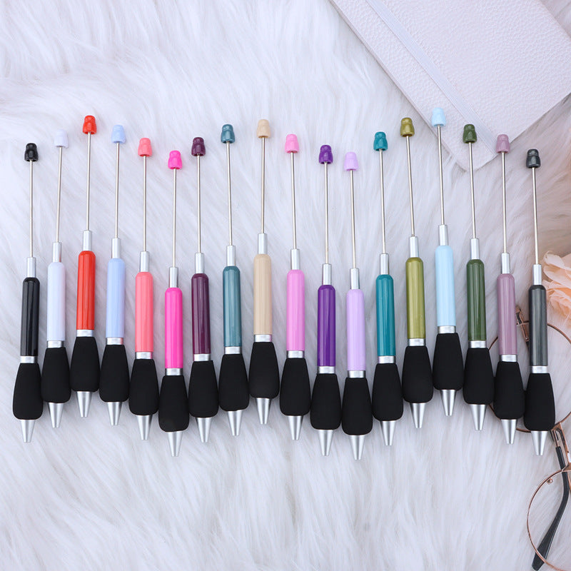 Creative DIY Comfortable Grip Sponge Sheath Beadable Ballpoint Pens 2