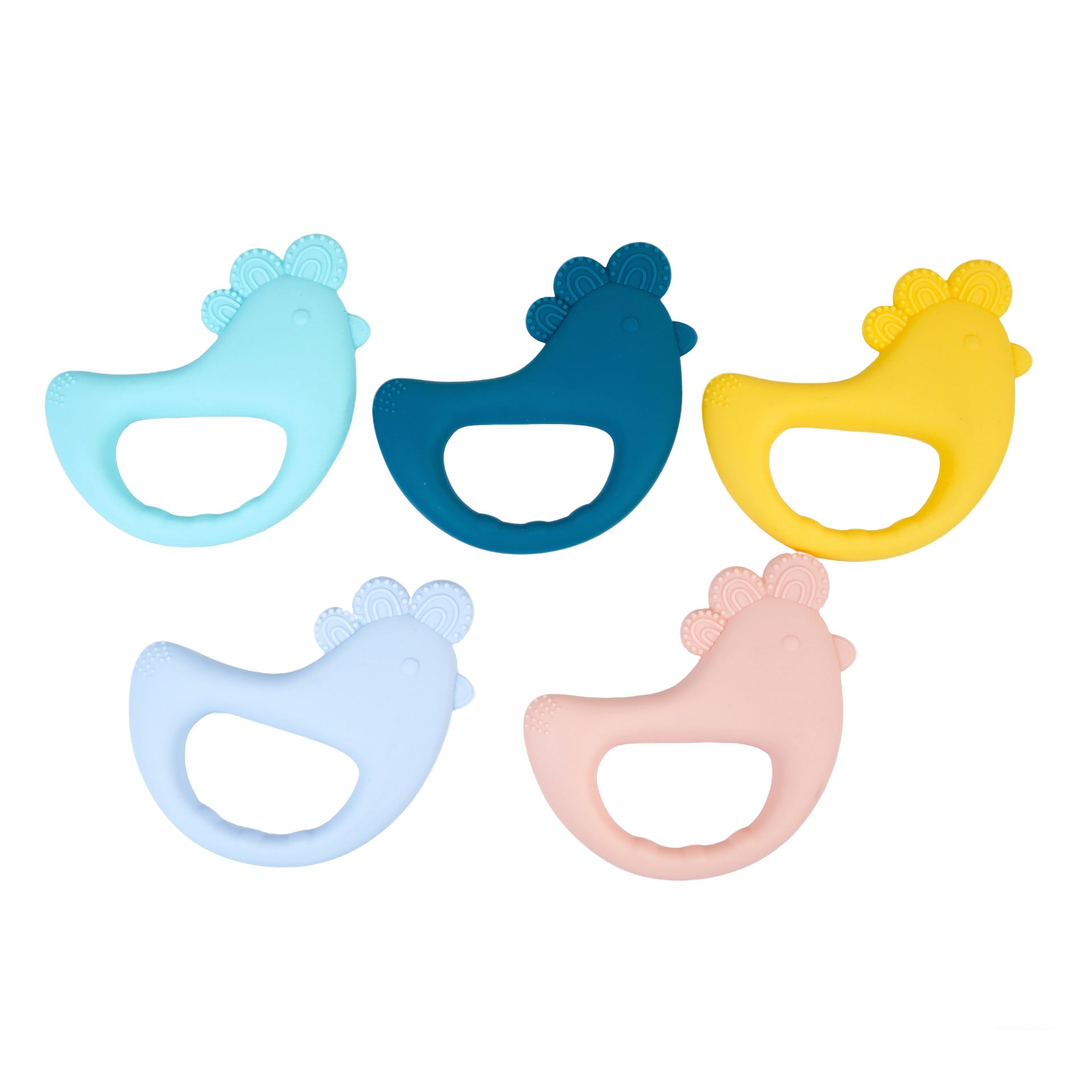 Silicone Baby Teether Grip Toy for Infant Sensory Chewing