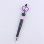 Black Butterfly Silicone Beaded Pens Handmade Novelty Pen Gift 7