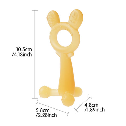 Silicone Rabbit Shape Teething Toy for Baby 11.5cm 2 Pack 5