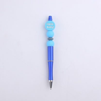 Milk Bottle Silicone Beaded Pens Handmade Office School Supplies 15