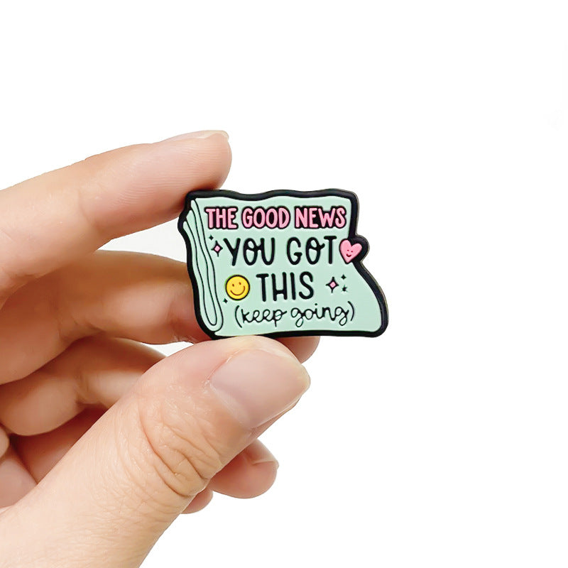 20Pcs Silicone Focal Beads The Good News Message with Printed Text 5
