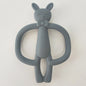 Silicone Baby Teether Rabbit Shape 2Pcs Set for Infant 11