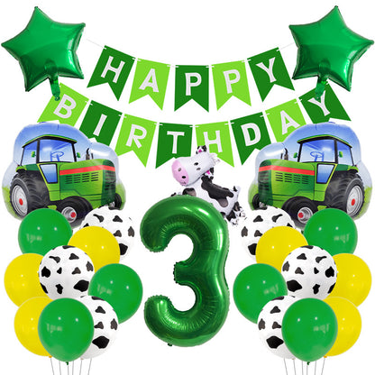 Cow Farm Foil Balloon Set Birthday Party Decoration 8