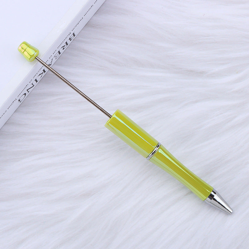 Handle Gradient Color Beadable Ballpoint Pens DIY Rainbow Opal Craft Supplies 18