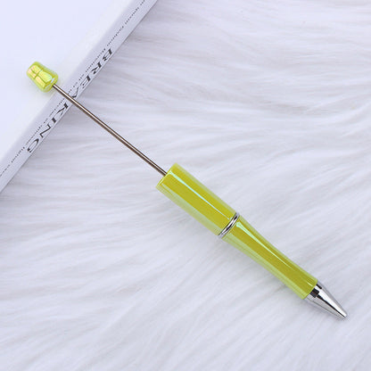Handle Gradient Color Beadable Ballpoint Pens DIY Rainbow Opal Craft Supplies 18