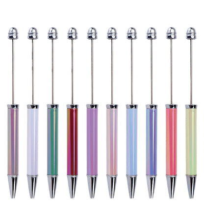 UV Electroplating Rainbow Color Beadable Ballpoint Pens DIY Craft Supplies