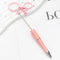 DIY Portable Keychain Beadable Ballpoint Pen Metal Plastic 21.5cm 15