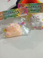 TPR Squishy Hamster Toy Cute Soft Squeeze Squishy Toy 3 Pack