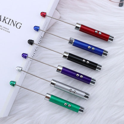 Beadable Flashlight Aluminum Alloy LED Infrared Banknote Verification DIY
