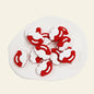 Silicone Focal Beads Cloud Rainbow Holding Heart Accents 9