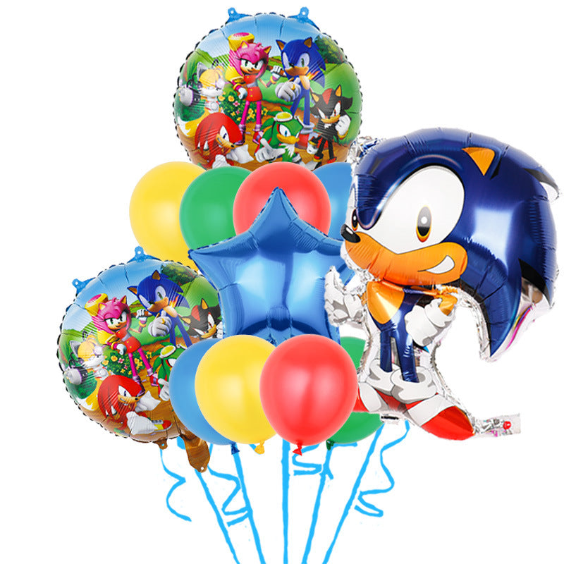 Sonic Foil Balloon Set Birthday Party Decoration 22pcs 16