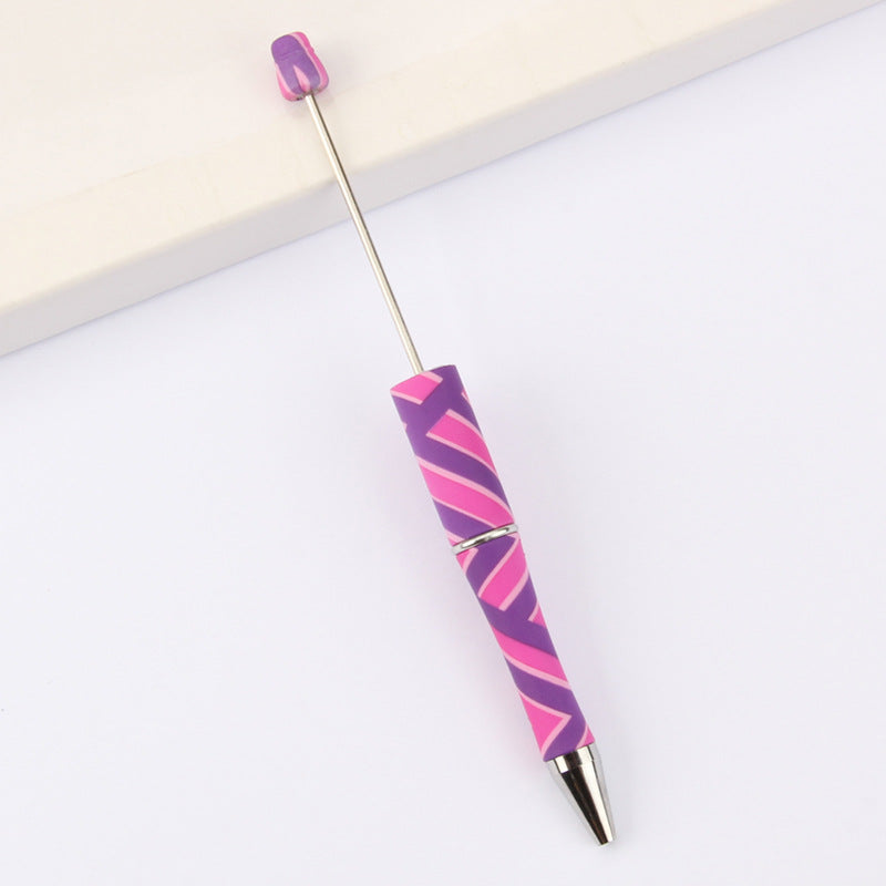 Printed Pattern Beadable Ballpoint Pens DIY Craft Supplies 17