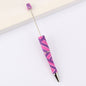 Printed Pattern Beadable Ballpoint Pens DIY Craft Supplies 17