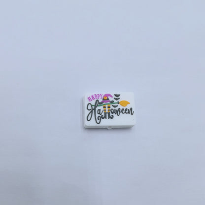 20Pcs Silicone Focal Beads Halloween Series Assorted Designs 13