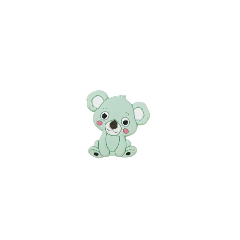 Silicone Focal Beads Animal Koala Tilted Head Pose 7