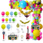 Electric Guitar and Disco Foil Balloon Set Party Decoration 6