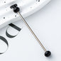 Beadable Keychain Pole Metal Electroplated DIY Craft Supplies Accessories 10