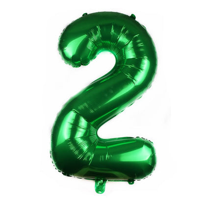 Medium Number Foil Balloons 32 Inch Aluminum 5pcs 48