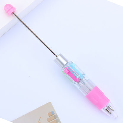 4-Color Beadable Pens DIY Craft Supplies Bullet Type 0.7mm 12