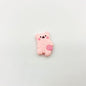 20pcs Silicone Focal Beads Backpack Bear With Heart Pouch 16