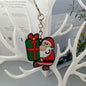 Cartoon Christmas Silicone Keychain Holiday Gift Charm Set 3
