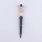 Cartoon Animal Silicone Beaded Pens Handmade Novelty Pen Gift 7