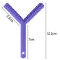 Orthodontic Y Shaped Silicone Teether Toy for Babies 10