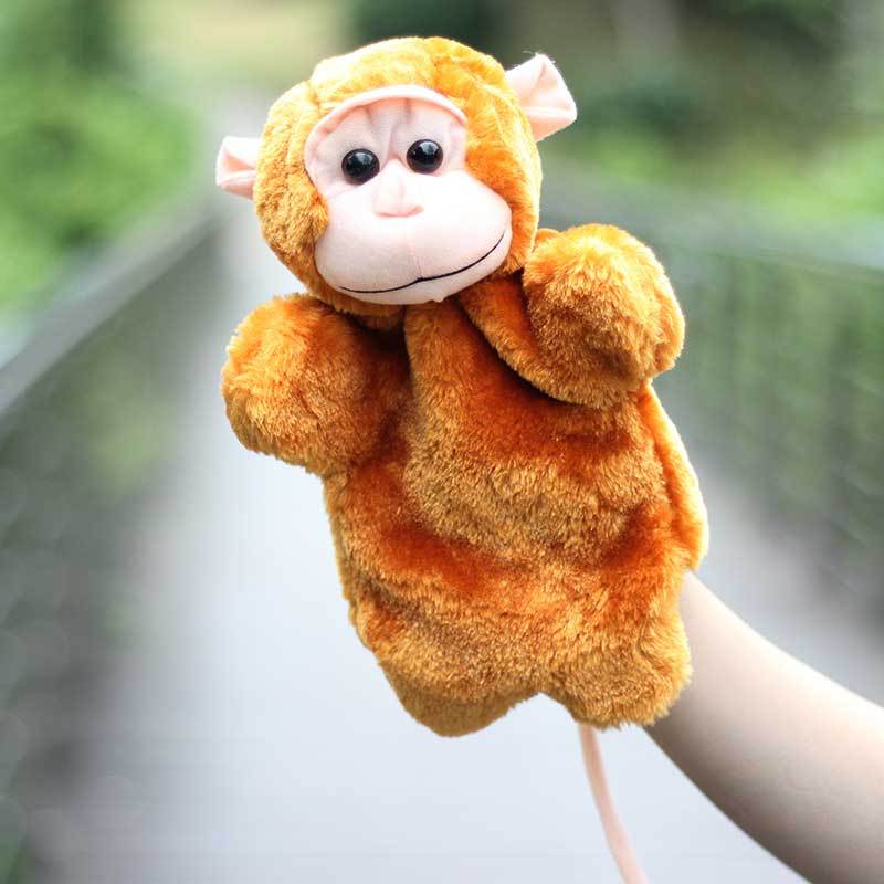 Plush Animal Hand Puppets Pretend Play Toy 25cm 30