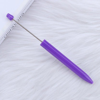 Long Creative Plastic Beadable Ballpoint Pens DIY Craft Supplies 15