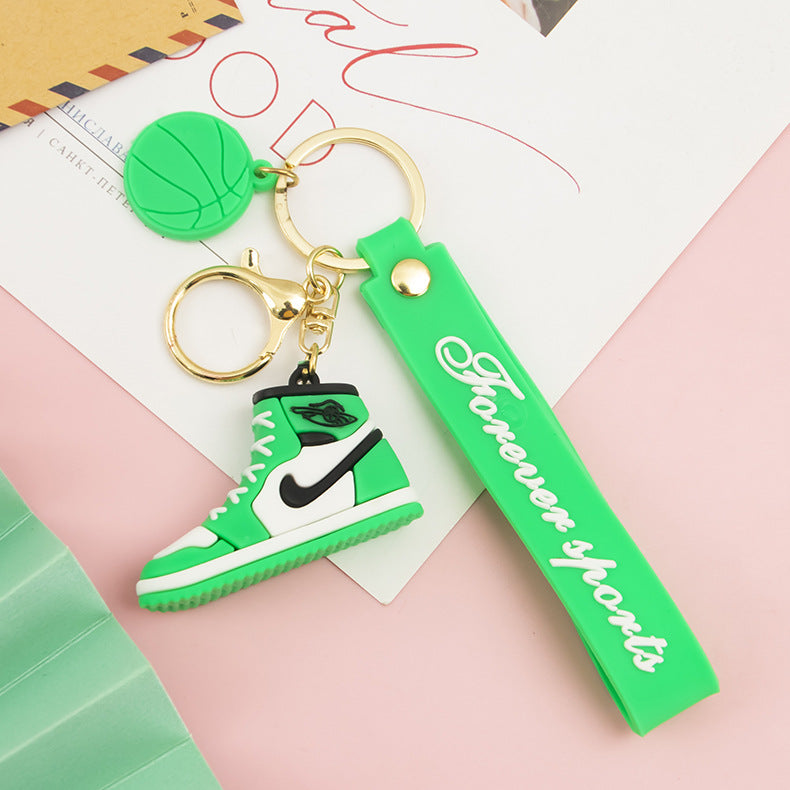 Shoe Sneaker Keychain PVC Soft Rubber Basketball Charm 13