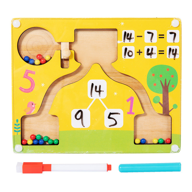 Wooden Magnetic Digital Arithmetic Montessori Toys Educational Toy 3