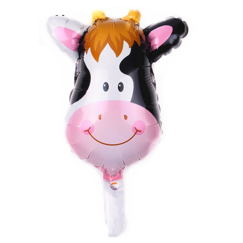 Cartoon Mini Animal Foil Balloons Party Decoration 5pcs 8