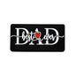 20Pcs Silicone Focal Beads Love Dad Or Mom Rectangular Design 6