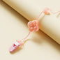 Silicone Baby Teether Anti Loss Rope with Clip 42.5cm 24