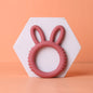Silicone Baby Teether Rabbit Shape Sensory Chew Toy 6
