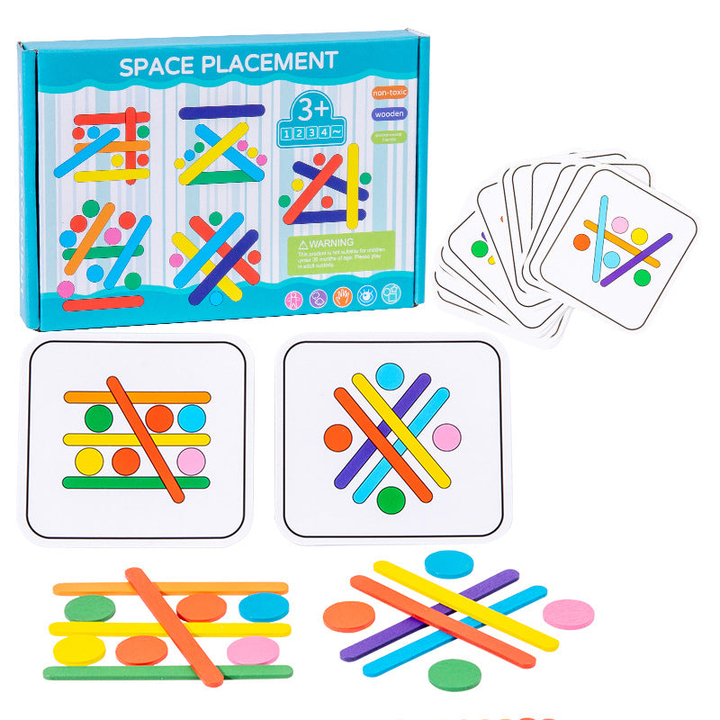 Wooden Puzzle Color Pairing Montessori Toys Educational Toy 4