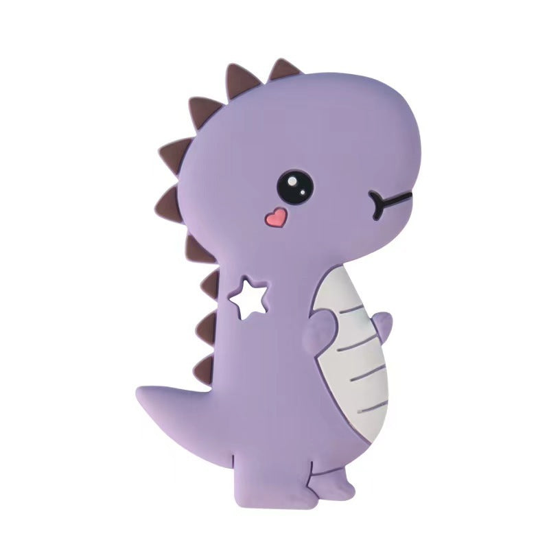 Cartoon Dinosaur Silicone Teething Toy for Baby 3