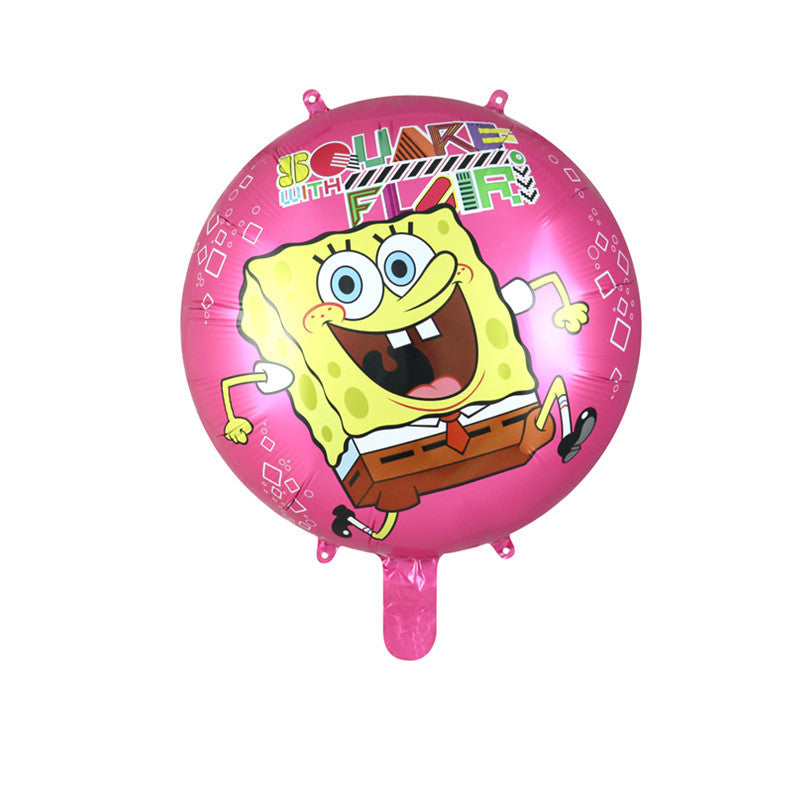 SpongeBob and Patrick Foil Balloons Party Decoration Set 5pcs 6