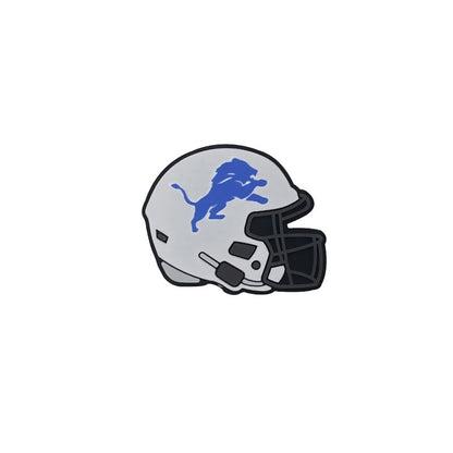 20pcs Silicone Focal Beads Football Helmet Printed Design 10