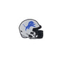 20pcs Silicone Focal Beads Football Helmet Printed Design 10