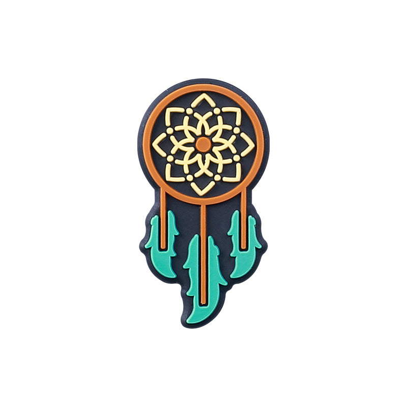 20Pcs Silicone Focal Beads Dream Catcher with Colorful Inspirational Texts 8