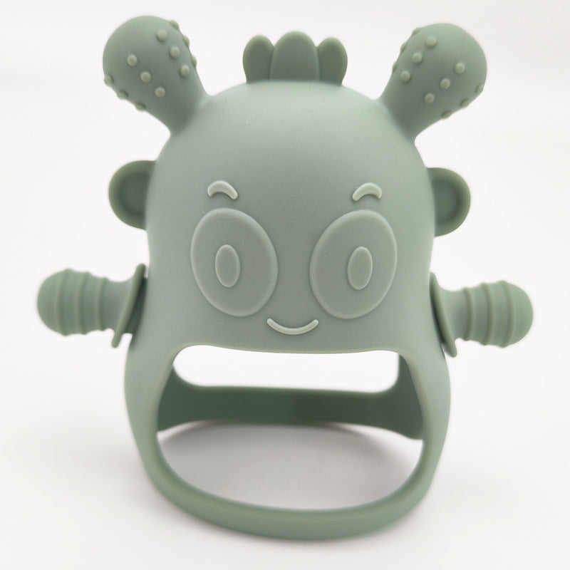 Silicone Baby Teething Toy Monster Grip Shape 2 Pack 8