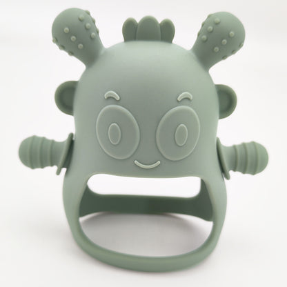 Silicone Baby Teething Toy Monster Grip Shape 2 Pack 8