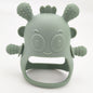 Silicone Baby Teething Toy Monster Grip Shape 2 Pack 8