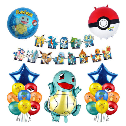 Pikachu Foil Balloon Set Children Birthday Party Decoration 15