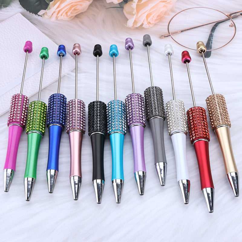 Rhinestones Colored Beadable Ballpoint Pens DIY Craft Supplies 4