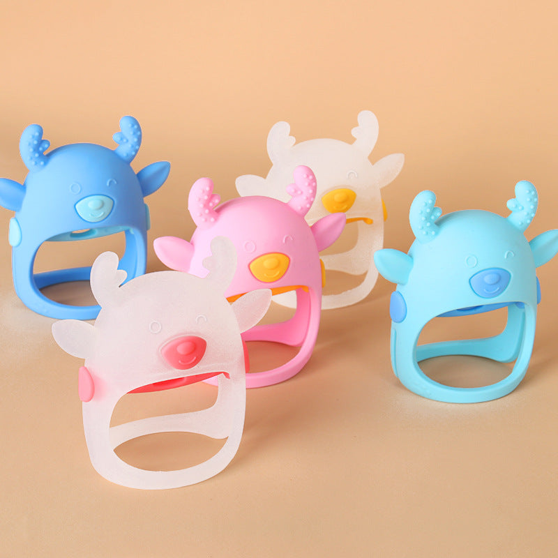 Silicone Baby Teething Toy Fawn Shape 5 Pack