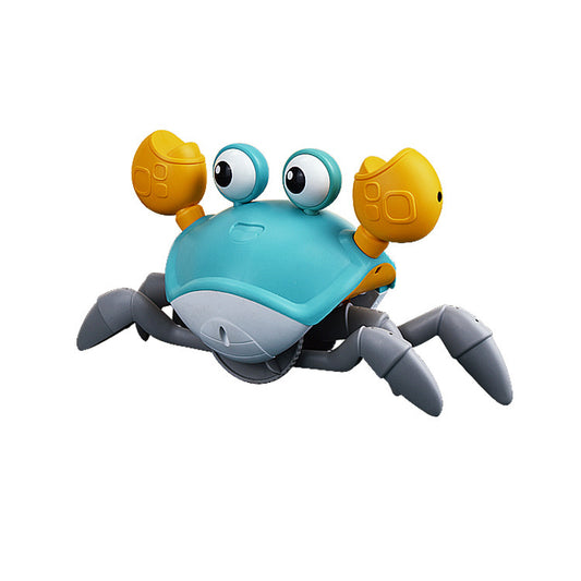 Electric Induction Escape Crab Toy with Light and Sound for Toddlers